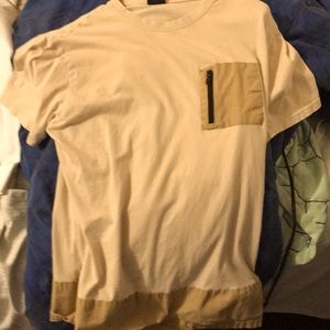 tan/creamish shirt, worn 1 time 10/10 condition